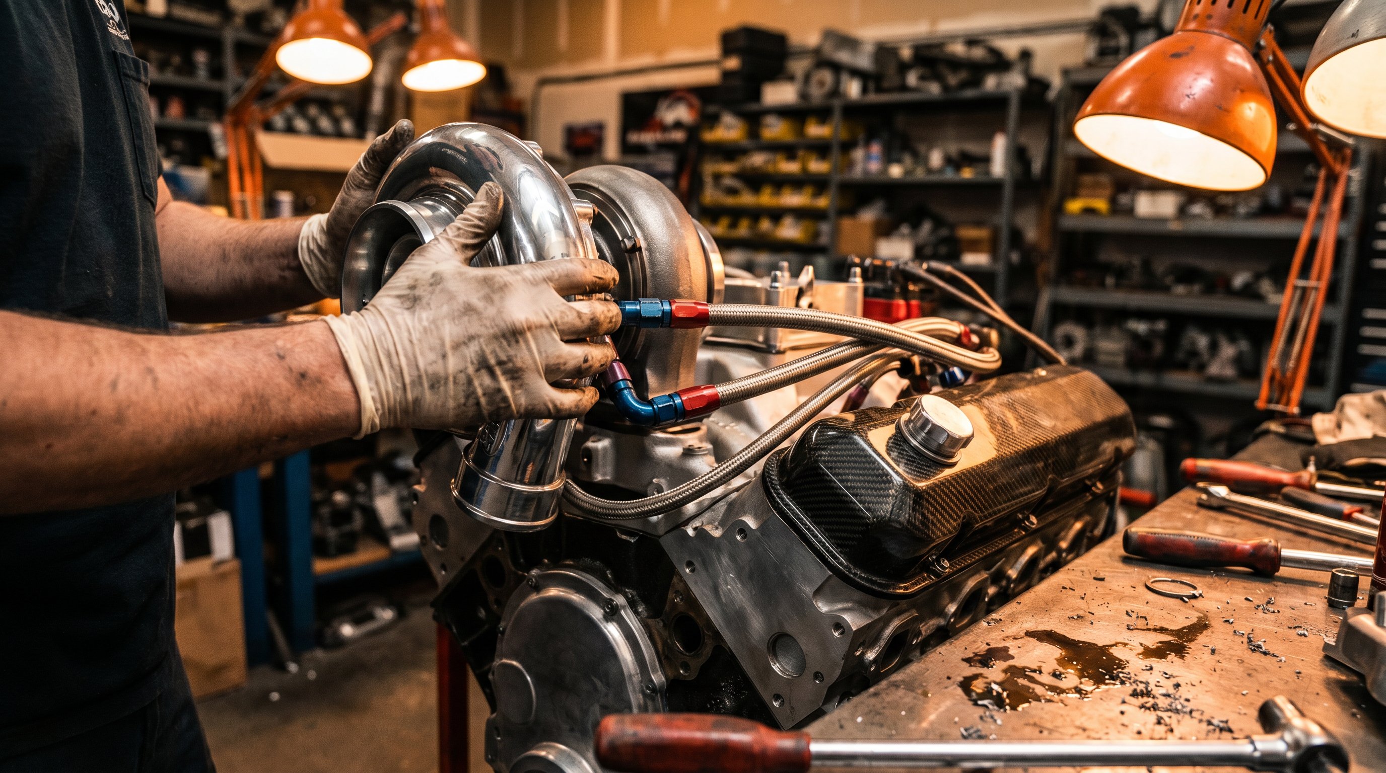 猎奇汽车引擎涡轮增压改装视频教程