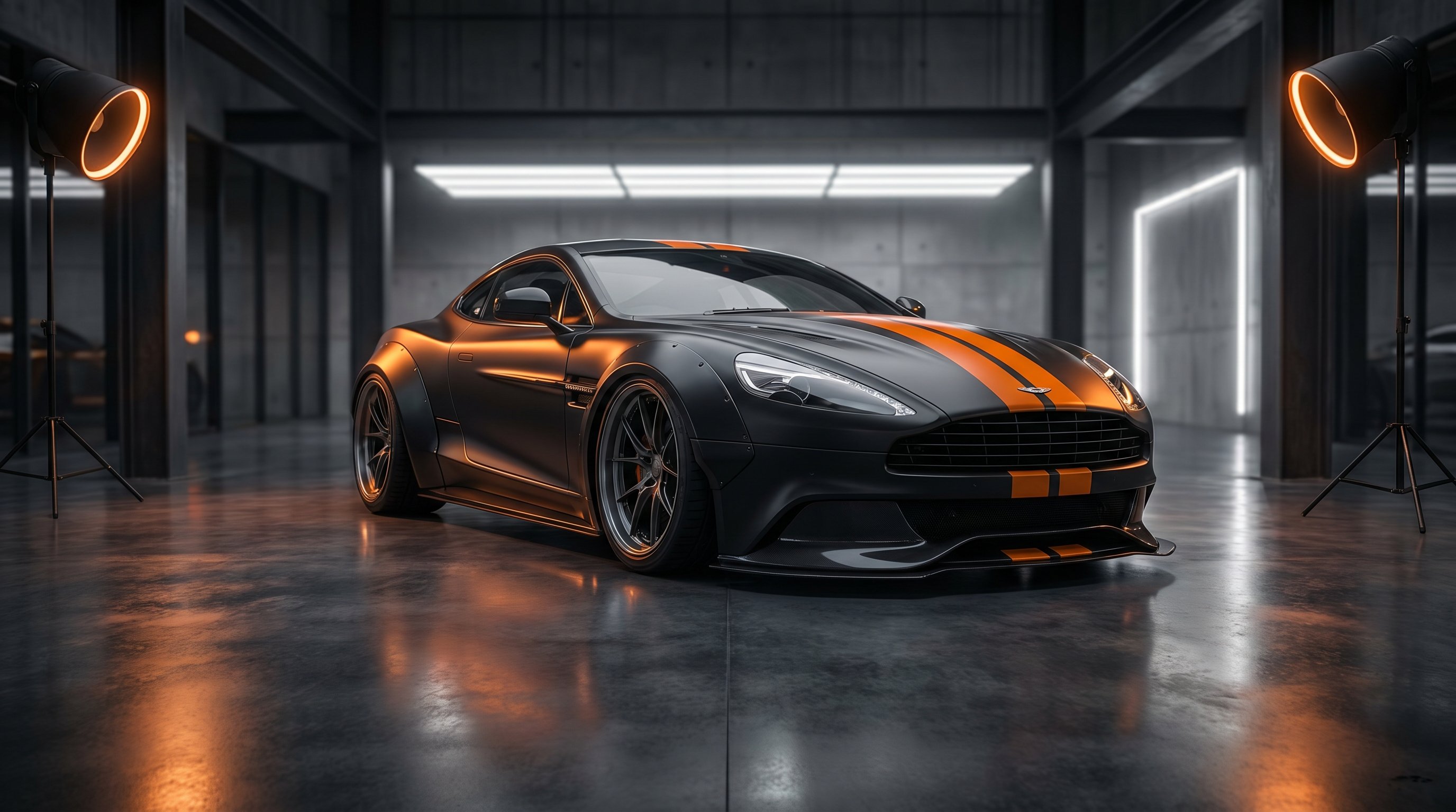 猎奇改装跑车宽体套件安装视频演示